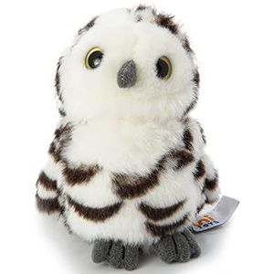 Uni-Toys - Baby Sneeuwuil - 12 cm (hoogte) - Pluche vogel - Knuffel