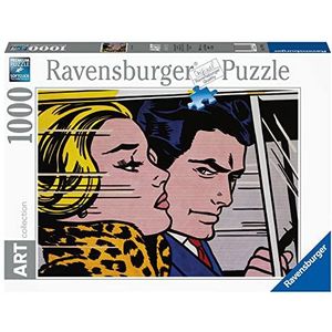 Ravensburger - Puzzel voor volwassenen - puzzel 1000 p - kunstcollectie - In the Car/Roy Lichtenstein - 17179