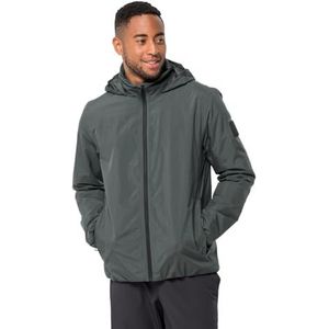 Jack Wolfskin Textor Jkt M Herenjas, Leisteen grijs/groen