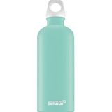 SIGG Lucid Glacier Touch Drinkfles (0,6 l), lekvrije drinkfles zonder schadelijke stoffen, vederlichte drinkfles van aluminium