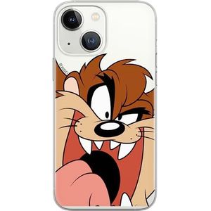 ERT GROUP Beschermhoes voor iPhone 13 Mini, officieel gelicentieerd product van Looney Tunes, motief Tasmanian Devil 001, perfect aan de vorm van de mobiele telefoon, gedeeltelijk bedrukt