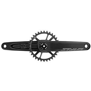 SRAM Truvativ balpen, Eagle, 6k, aluminium, DM Dub, binnenpedaal, boost 148 00.6118.529.002, zwengel, zwart, 175 mm, 32T