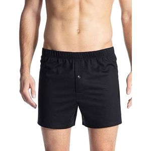 CALIDA Cotton Code boxershorts, zwart (zwart 992), XL heren, zwart.