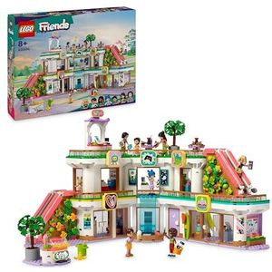 LEGO 42604 Friends Het winkelcentrum van Heartlake City, poppenspeelgoed voor meisjes en jongens, set met figuren