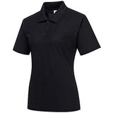 Portwest Naples B209BKRS dames poloshirt, zwart, maat S