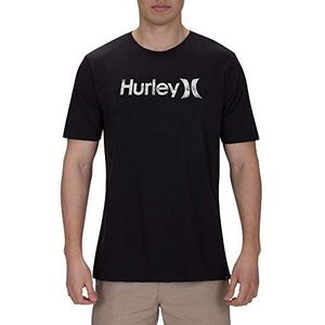 Hurley M One& Only Push-Through T-shirt voor heren, zwart/olijf