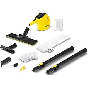Kärcher SC 1 EasyFix Stoomreiniger, stoomdruk: 3 bar, opwarmtijd: 3 min, vermogen 1200 W, oppervlaktevermogen 20 m², tank 200 ml, incl. vloerreinigingsset