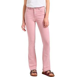 Lee Breese Jeans Enkellaarzen voor dames, Zacht paars