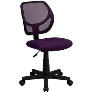 Flash Wa-3074-pur-gg Mid-Back, violet van netstof en bureaustoel