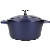 MasterClass Braadpan Blauw - ø 20 cm / 2.5 Liter - Standaard anti-aanbaklaag