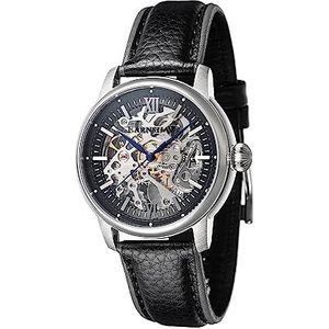 Earnshaw ES-8110-01 automatisch horloge, zwart, zwart., Riem