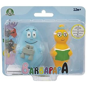 Barbapapà - Barbabravo en Barbottina - Set van 2 mini-figuren - serie 1 - allemaal om te verzamelen - voor kinderen vanaf 12 maanden - Giochi Preziosi - BAP04400
