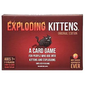 Exploding Kittens Original Edition - kaartspel - een echt feestspel! - voor de hele familie - Engels