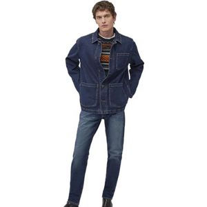 Mavi Victor Jeansjack voor heren, Donker denim blauw jaren '90, L