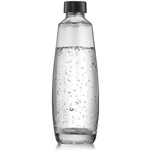 Sodastreamg glazen karaf voor watermachine, Duo, transparant, glazen fles, vaatwasmachinebestendig, 1 l