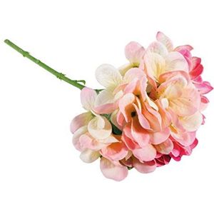 Rayher hortensia, roze, oogje, 33 cm