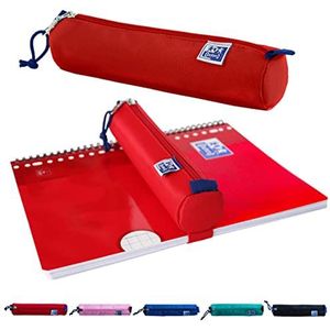 Oxford Etui, rond, 22 cm, rood