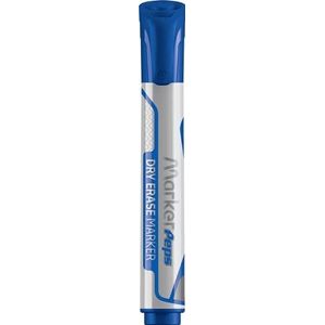 Maped - 12 x blauwe droog uitwisbare marker - 2mm brede ronde punt - Whiteboards, leisteen en niet-poreuze oppervlakken
