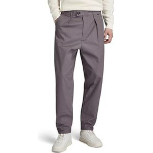 G-STAR RAW Chino geplooide uniseks herenbroek, Grijs (Rabbit D20147-d387-g077)