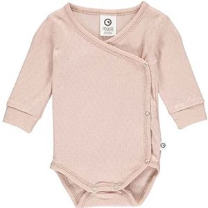 Müsli by Green Cotton Mini Me Solid L/S Body Base Layer Baby Girls Spa Pink, 44, Roze Spa