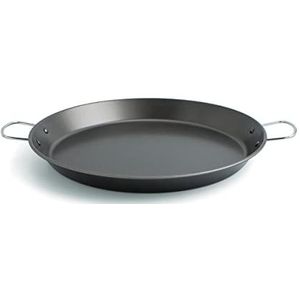 Quid Senia Paella-pan, 38 cm, koolstofstaal, voor oven en inductie, zwart