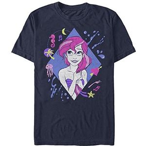 Disney The Little Mermaid Ariel Organic 90s T-shirt, uniseks, Navy Blauw