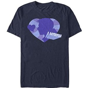 Star Wars Know Sil Organic T-shirt à manches courtes unisexe, Bleu marine, M