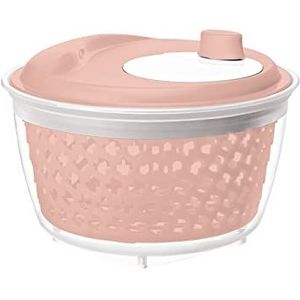 Rotho Fresh slacentrifuge, kunststof (PP), BPA-vrij, roze, 4,5 liter (25 x 25 x 16,5 cm)