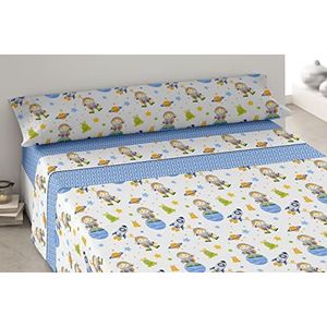 Degrees home Astronaut - Kinderlakens - Kinderbeddengoedset 90 x 190 cm - Lakens 50% Katoen 50% Polyester - 3-delig