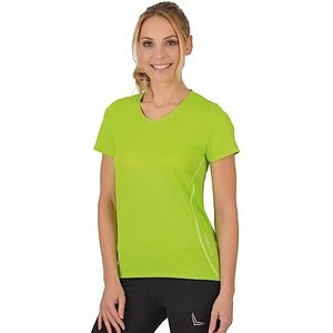 Trigema Coolmax® dames sportshirt, groen (Lemon 271)