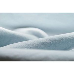 L1NK STUDIO Kussensloop voor bed 90 cm (45 x 110 cm), 100% katoen (percal, aantal draden 200) Baby Blue