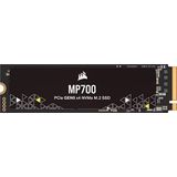Corsair MP700 2TB PCIe Gen5 x4 NVMe 2.0 M.2 SSD hoge dichtheid TLC NAND M.2 2280 DirectStorage compatibel tot 10.000 MB/s PCIe Gen4 & Gen3 achterwaarts compatibel zwart