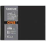 CANSON One Art Book tekenboek, fijnkorrelig, 100 g/m², hardcover, 27,9 x 21,6 cm, wit, 196 vellen