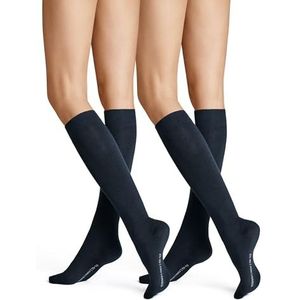 Hudson ONLY 2 paar hoge sokken, blauw (marineblauw 0335)