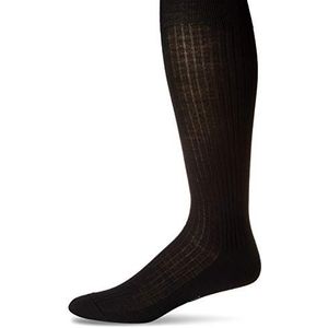 FALKE 7 paar heren kniekousen scheerwollen sokken zwart blauw, zwart (3000)