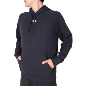 Under Armour Rival fleece hoodie voor heren, technisch blauw (432)/onyx wit, maat L