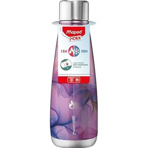 Thermosfles van roestvrij staal, 500 ml, concept voor volwassenen, zijde