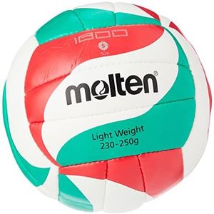 Molten Volleybal van kunstleer, handgenaaid, wit