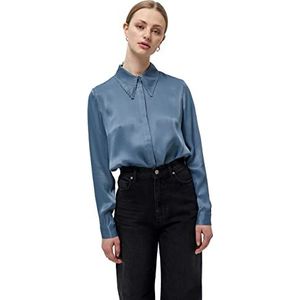 Minus lakens dames hemd, Stenen blauw
