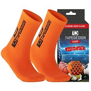 Tapedesign Allround Classic uniseks-volwassene sokken, Oranje, One Size