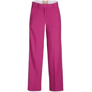 Jack & Jones Jxmary Hw Pant Pnt Noos Chinobroek voor dames, Fuchsia