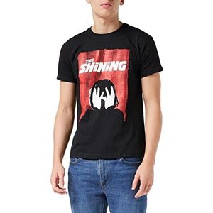 The Shining Filmposter voor heren, officieel product, S-XXL, horror Halloween Stephen King Rouge van de hals, grafisch thee, verjaardag, cadeau-idee voor jongens, thuis of in de sportschool, SCHWARZ