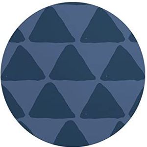 Questo Casa, Ronde muismat met antislip onderkant voor kantoor en thuis, diameter 22 cm