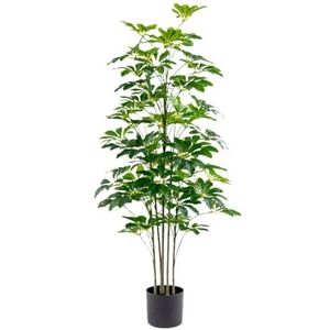 Alexandra House Living Plante décorative en plastique Schefflera 125 cm