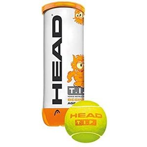 HEAD Uniseks - Tennisballen voor volwassenen, Tip 3 Stage 1, geel, één maat