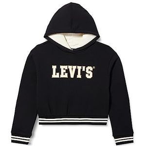 Levi's Kids Lvg holiday meet and greet hoodie 3eg700 meisjes hoodie, zwart.