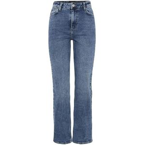 PIECES Pckelly Hw Mb402 Noos Jeans voor dames, Medium blauwe denim