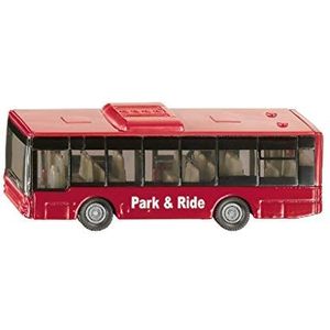 SIKU 1021, stadsbus, metaal/kunststof, rood, veelzijdig gebruik, speelgoedauto voor kinderen