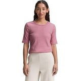 TOM TAILOR T-shirt pour femme, 37376 - Motif à rayures roses brillantes, S