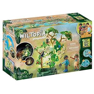 PLAYMOBIL Wiltopia 71009 speelgoednachtlampje regenwoud, licht en geluid, duurzaam, voor kinderen vanaf 4 jaar